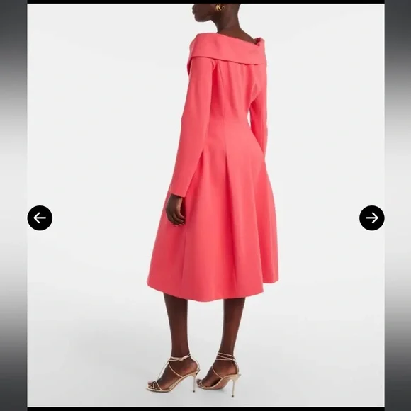 Dorothee Schumacher emotional essence off the shoulder pink blazer dress - Picture 5 of 16